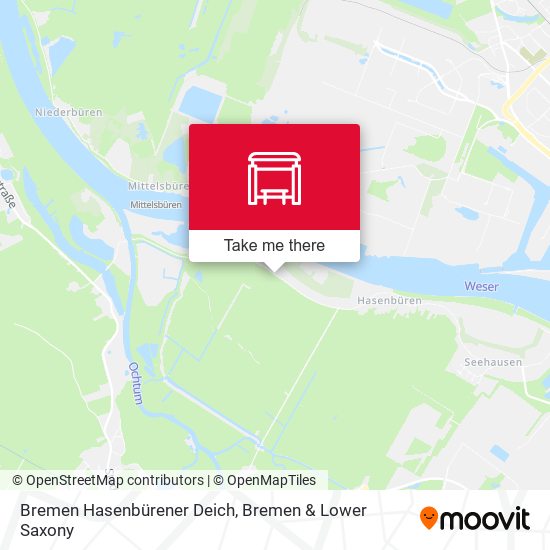 Bremen Hasenbürener Deich map
