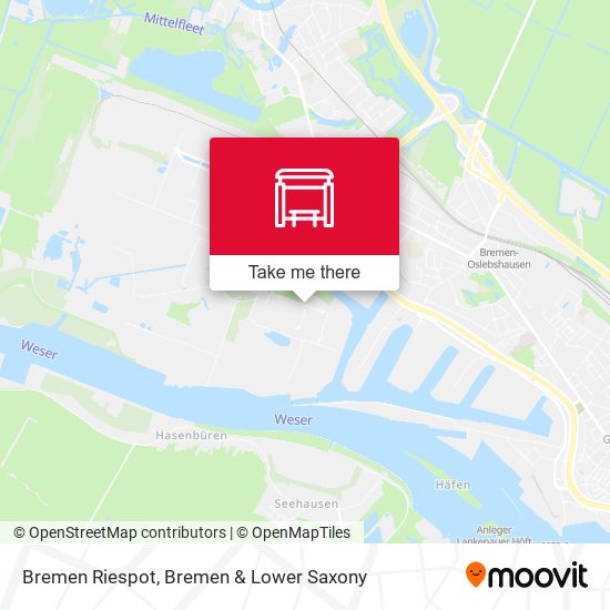 Bremen Riespot map