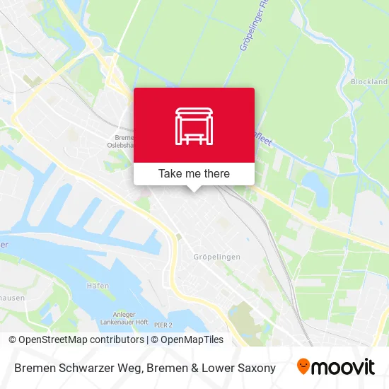Карта Bremen Schwarzer Weg