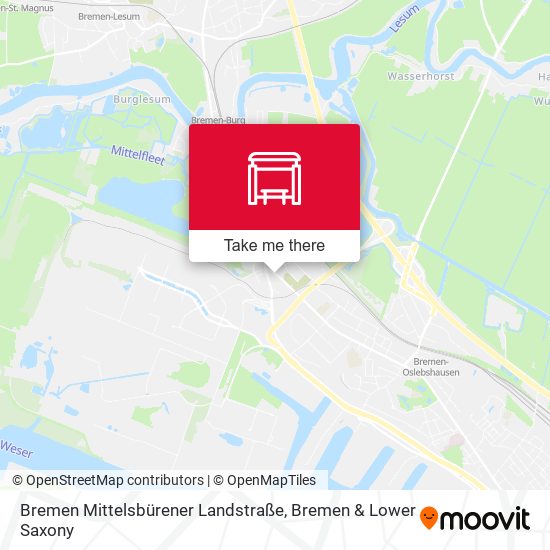 Bremen Mittelsbürener Landstraße map