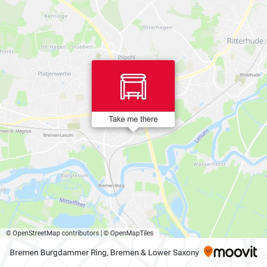 Bremen Burgdammer Ring map