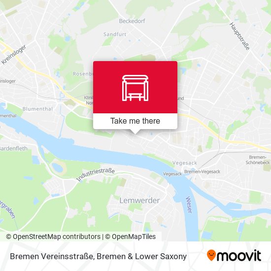 Bremen Vereinsstraße map