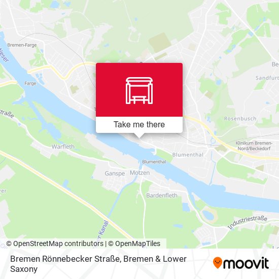 Bremen Rönnebecker Straße map