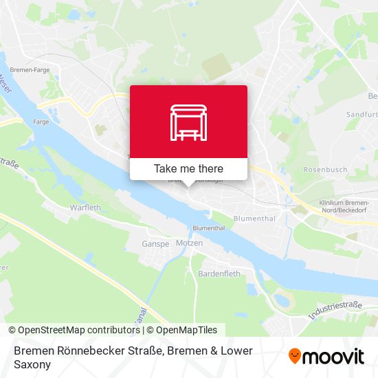 Bremen Rönnebecker Straße map