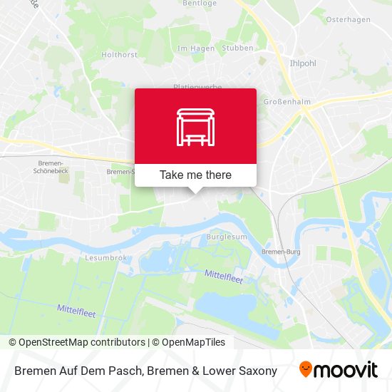 Bremen Auf Dem Pasch map