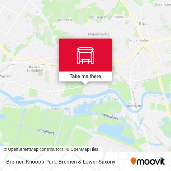 Bremen Knoops Park map