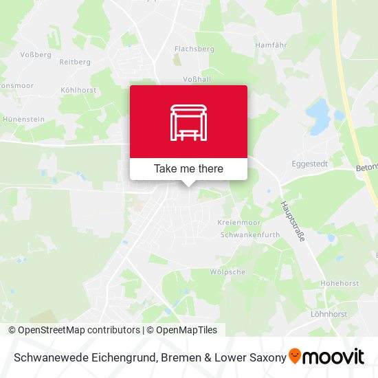 Schwanewede Eichengrund map