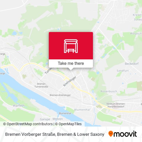 Bremen Vorberger Straße map