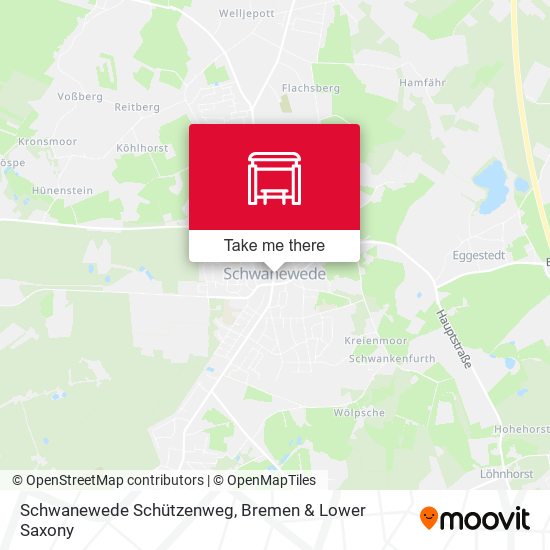 Schwanewede Schützenweg map
