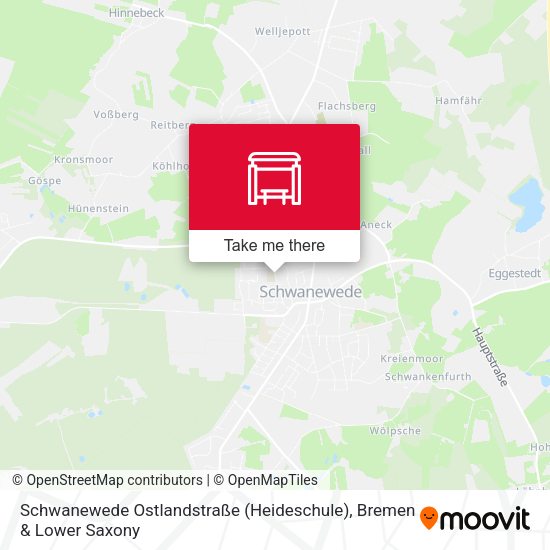 Schwanewede Ostlandstraße (Heideschule) map