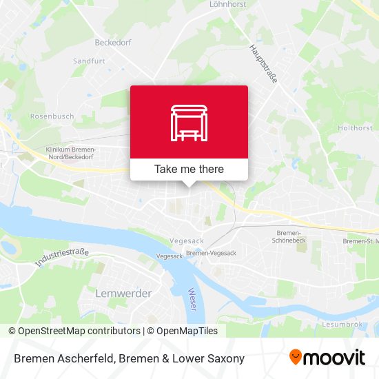 Bremen Ascherfeld map