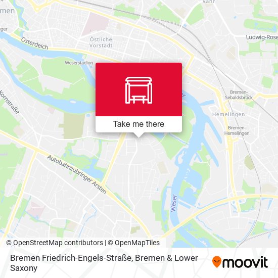 Bremen Friedrich-Engels-Straße map