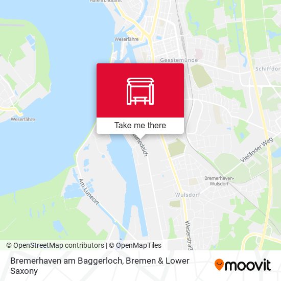 Bremerhaven am Baggerloch map