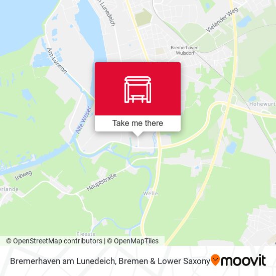 Bremerhaven am Lunedeich map