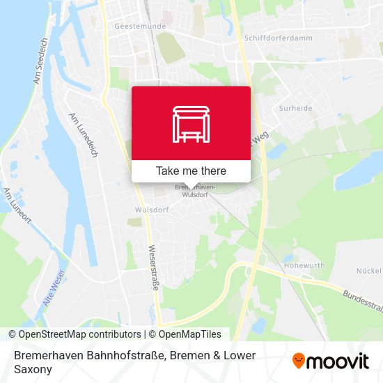Bremerhaven Bahnhofstraße map