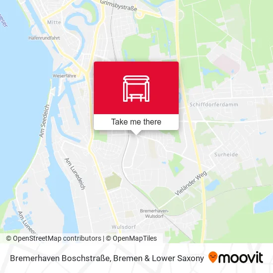 Bremerhaven Boschstraße map