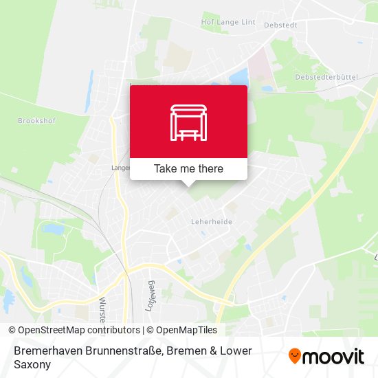 Bremerhaven Brunnenstraße map