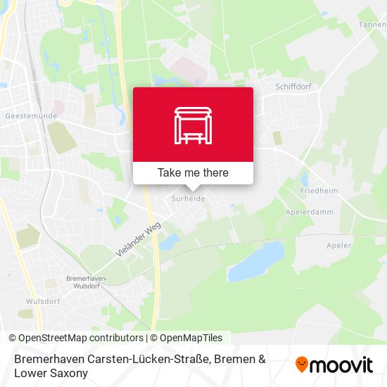 Bremerhaven Carsten-Lücken-Straße map