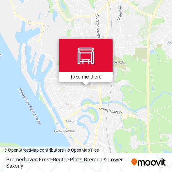 Bremerhaven Ernst-Reuter-Platz map