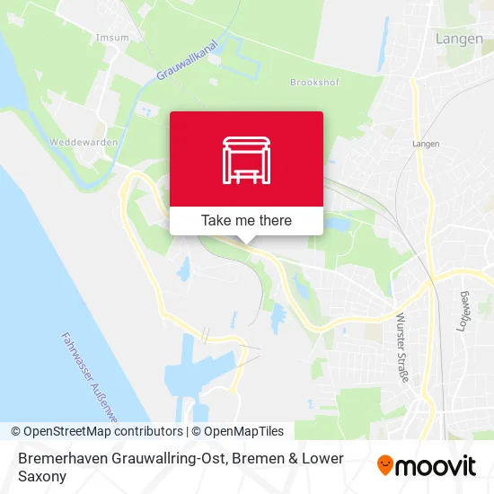 Карта Bremerhaven Grauwallring-Ost