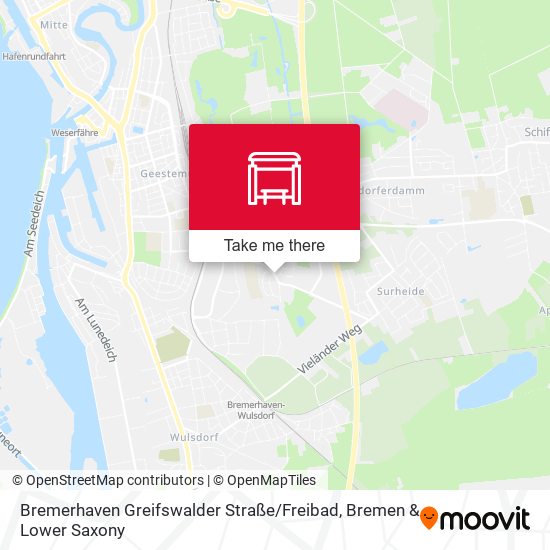 Bremerhaven Greifswalder Straße / Freibad map