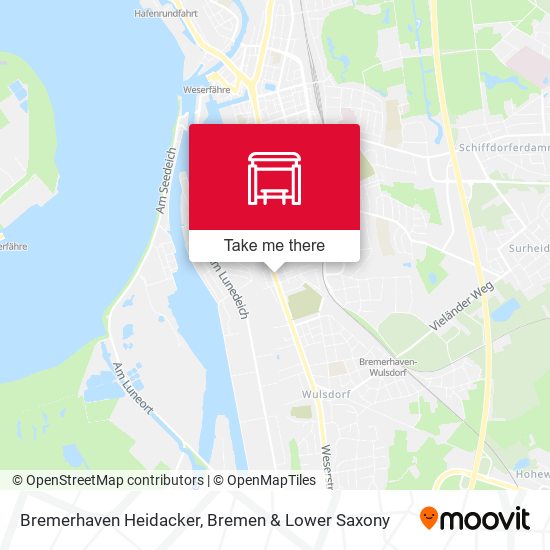 Bremerhaven Heidacker map