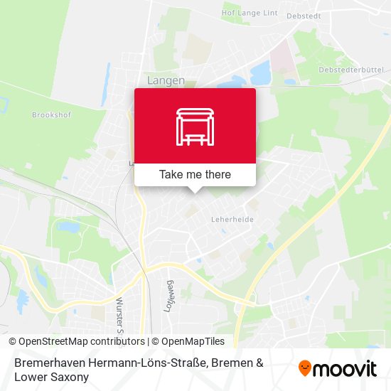 Bremerhaven Hermann-Löns-Straße map