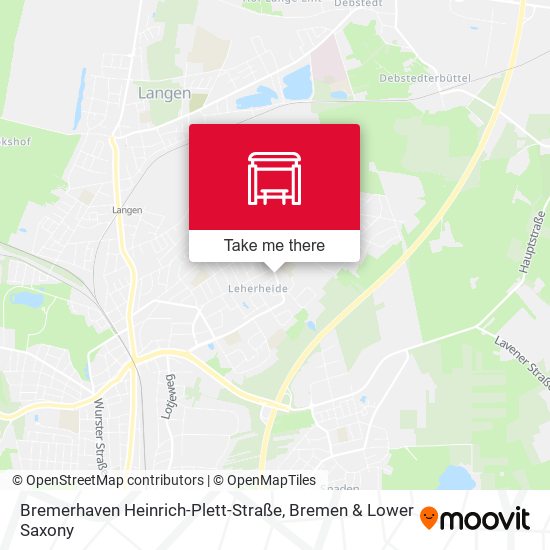 Bremerhaven Heinrich-Plett-Straße map
