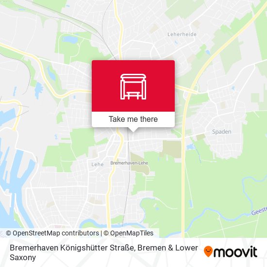 Bremerhaven Königshütter Straße map