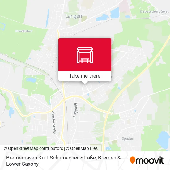 Карта Bremerhaven Kurt-Schumacher-Straße