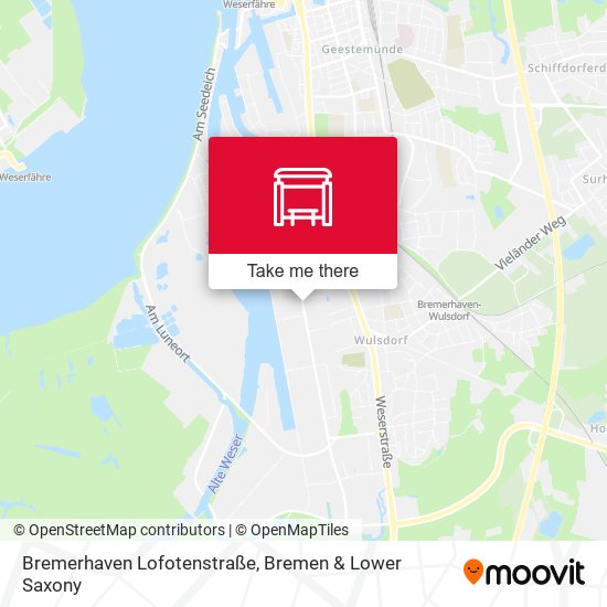Bremerhaven Lofotenstraße map