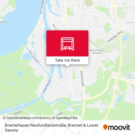 Карта Bremerhaven Neufundlandstraße
