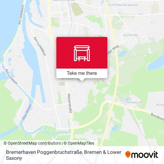 Bremerhaven Poggenbruchstraße map