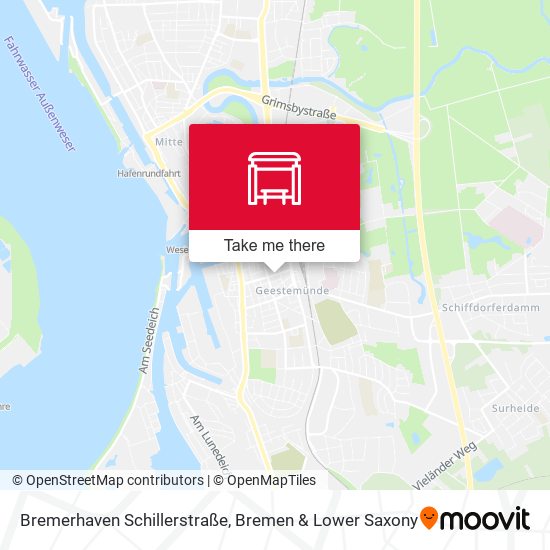 Bremerhaven Schillerstraße map