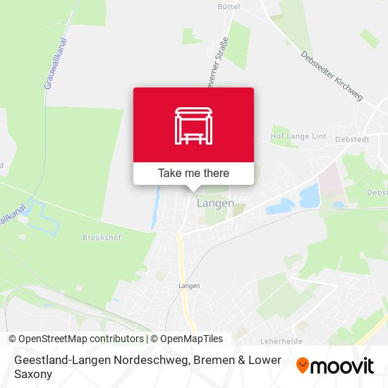 Geestland-Langen Nordeschweg map