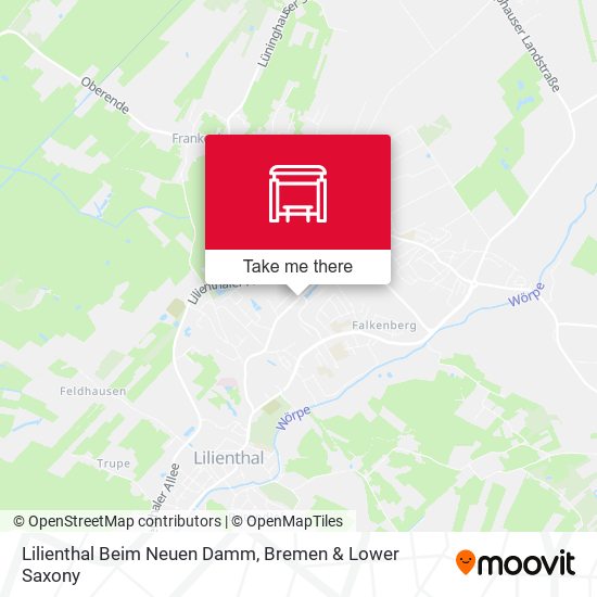 Lilienthal Beim Neuen Damm map