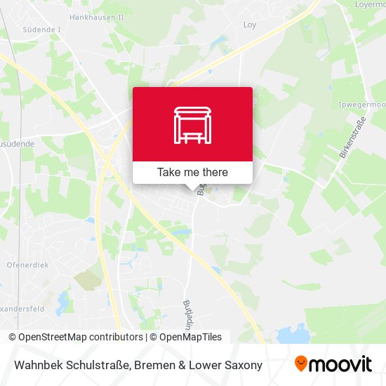 Wahnbek Schulstraße map