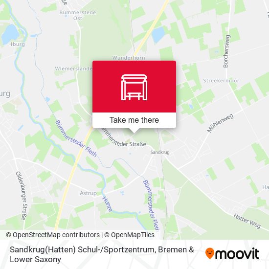 Sandkrug(Hatten) Schul- / Sportzentrum map