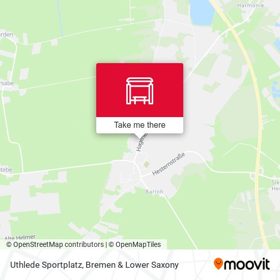 Uthlede Sportplatz map