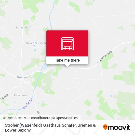 Ströhen(Wagenfeld) Gasthaus Schäfer map