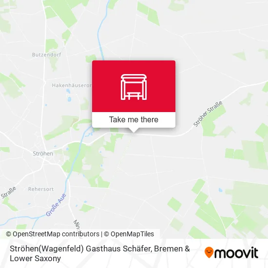 Карта Ströhen(Wagenfeld) Gasthaus Schäfer