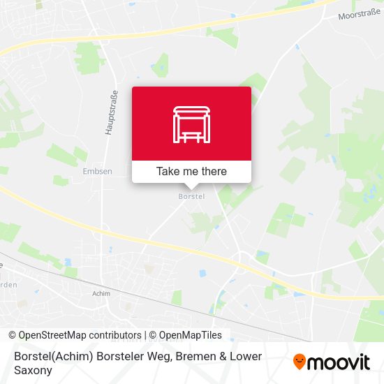 Borstel(Achim) Borsteler Weg map