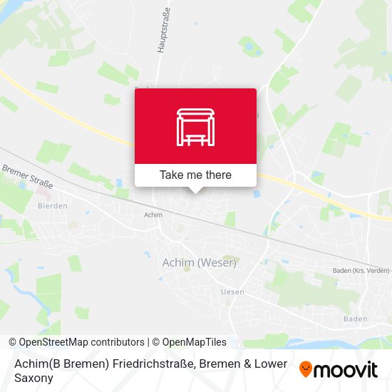 Achim(B Bremen) Friedrichstraße map