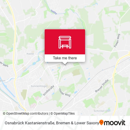 Osnabrück Kastanienstraße map