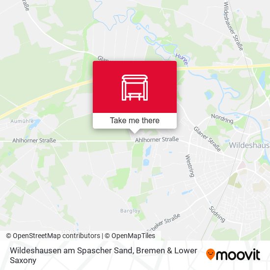 Wildeshausen am Spascher Sand map