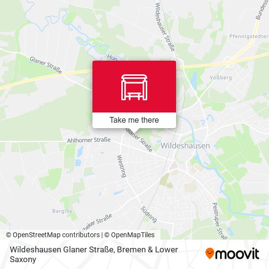 Wildeshausen Glaner Straße map