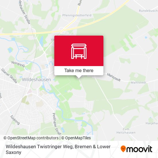 Wildeshausen Twistringer Weg map
