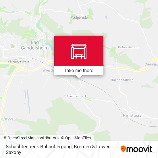 Schachtenbeck Bahnübergang map