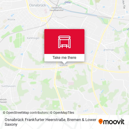 Osnabrück Frankfurter Heerstraße map