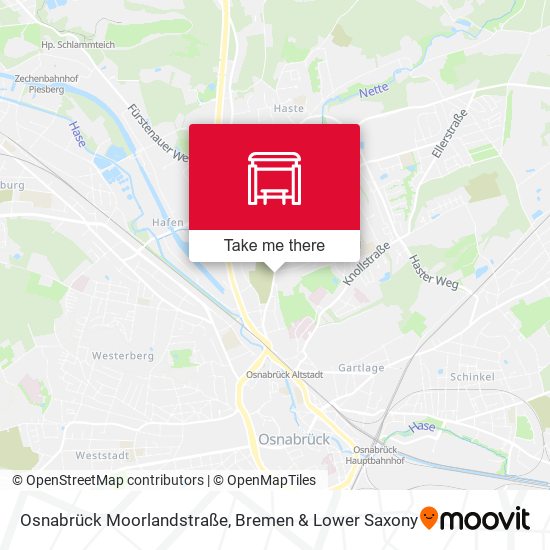 Osnabrück Moorlandstraße map